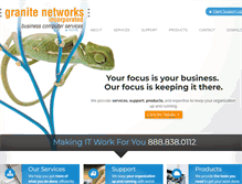 Tablet Screenshot of granitenetworks.com